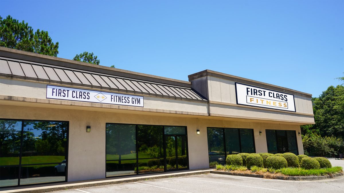 First Class Fitness Gym Expansion Mockup